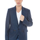 Elegant Wool Blend Contrast Detail Jacket