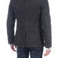 Chic Gray Cotton Jacket with Classic Appeal