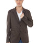 Elegant Woolen Brown Jacket for Men