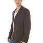 Elegant Woolen Brown Jacket for Men
