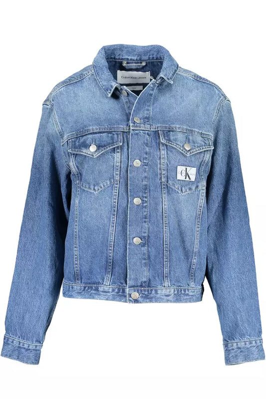 Eco-Conscious Light Blue Denim Jacket