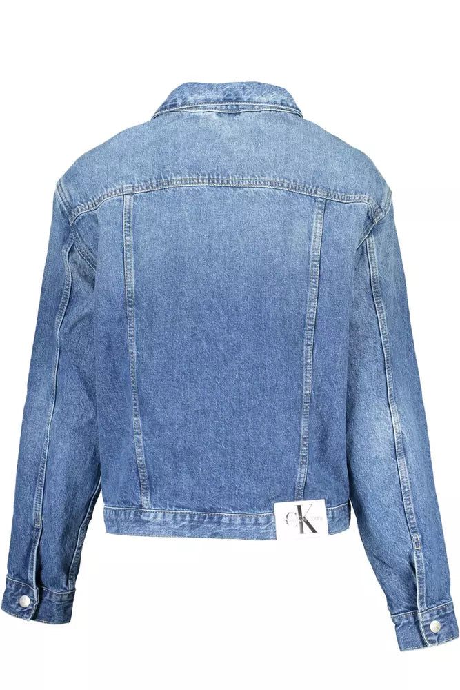 Eco-Conscious Light Blue Denim Jacket