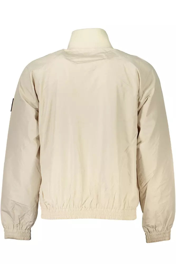 Chic Beige Long-Sleeved Lightweight Jacket