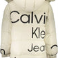 Elegant Beige Long-Sleeved Jacket with Removable Hood