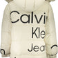 Beige Long-Sleeved Jacket with Removable Hood