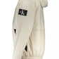 Chic Beige Hooded Jacket with Contrasting Details