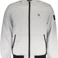 Sleek Gray Recycled Polyester Jacket
