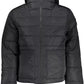 Sleek Recycled Polyester Hooded Jacket