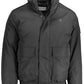 Sleek Black Recycled Polyester Jacket