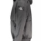 Sleek Black Hooded Jacket with Contrasting Details