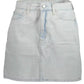 Chic Light Blue Denim Mini Skirt