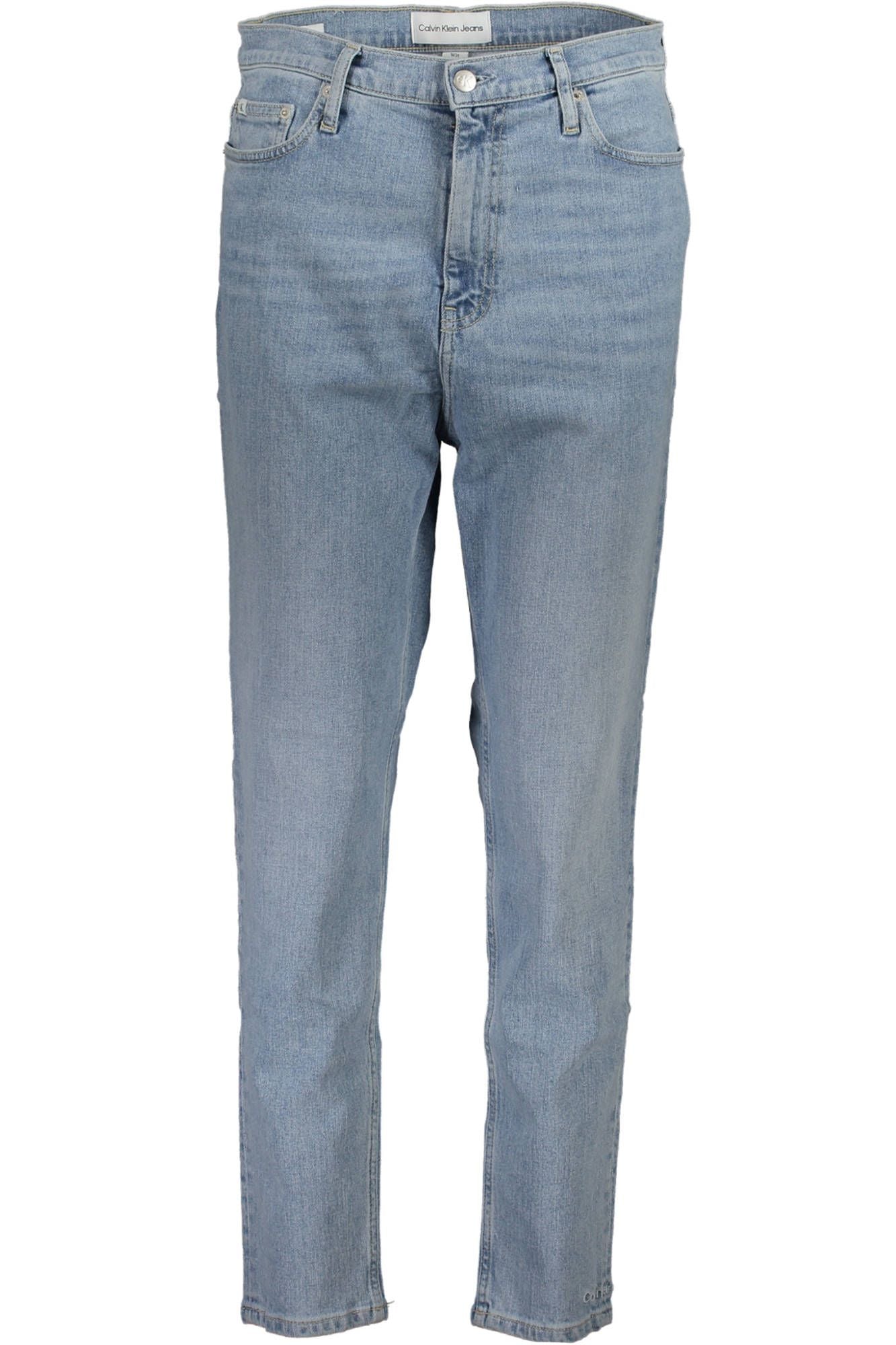 Chic Light Blue Recycled Cotton Jeans