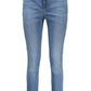 Chic Light Blue Stretch Skinny Jeans