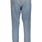 Chic Light Blue Recycled Cotton Jeans
