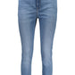 Chic Light Blue Stretch Skinny Jeans