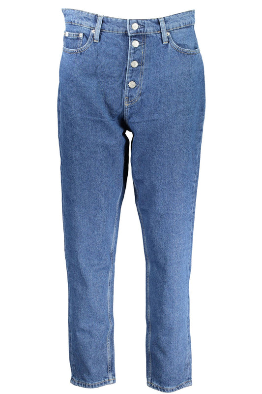 Elevated Casual Mom Jeans in Blue