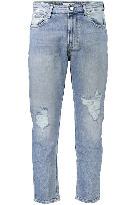 Light Blue Faded Dad Jeans