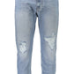 Light Blue Faded Dad Jeans