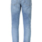 Sleek Slim Taper Denim Jeans in Blue
