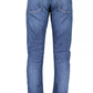 Sleek Slim Fit Blue Jeans with Recycled Cotton