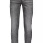 Chic Washed Black Stretch Jeans
