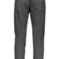 Sleek Black Cotton Blend Jeans