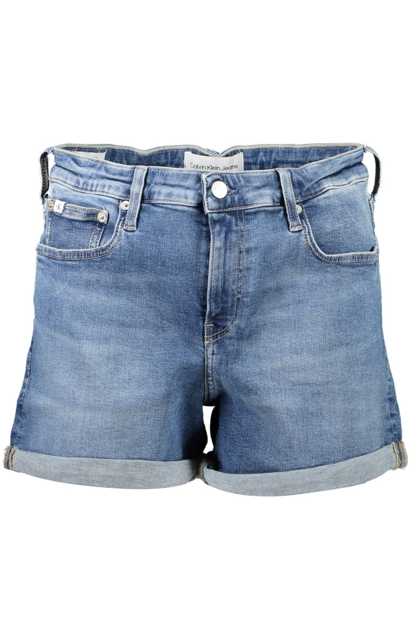 Chic Washed Blue Denim Shorts