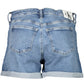Chic Washed Blue Denim Shorts