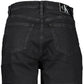 Chic Black Denim Shorts with Logo