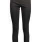Chic Black Logo Print Leggings