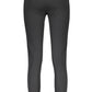 Elegant Black Cotton Blend Leggings