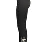 Chic Black Logo Print Leggings
