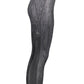 Sleek Black Elasticated Leggings with Logo Detail