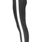 Elegant Black Cotton Blend Leggings