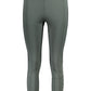 Elegant Green Logo Leggings