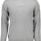 Elegant Gray Long-Sleeved Designer Shirt