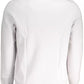 Elegant Gray Embroidered Logo Sweater
