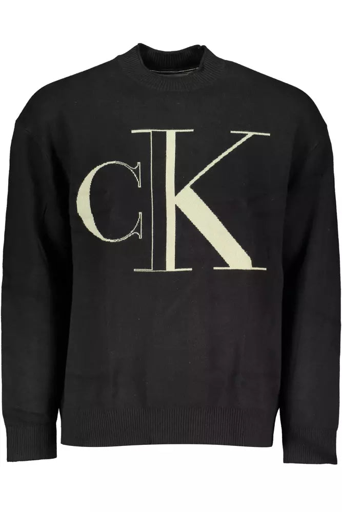 Classic Black Long-Sleeved Crew Neck Shirt