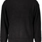Sleek Black Embroidered Sweater