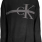 Elegant Black Turtleneck with Embroidered Logo