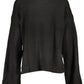 Chic Black Embroidered Sweater