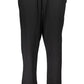Chic Contrasting Cuffed Sports Trousers