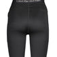 Chic Contrasting Gym Shorts with Logo Detail