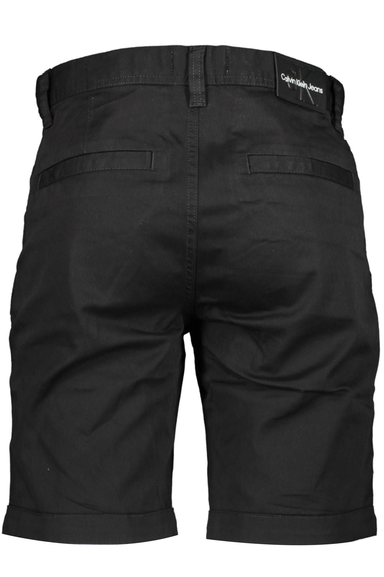 Svelte Black Cotton Shorts