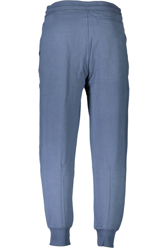 Sleek Cotton Sports Trousers with Ankle Cuffs