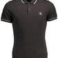 Chic Contrasting Detail Polo Shirt