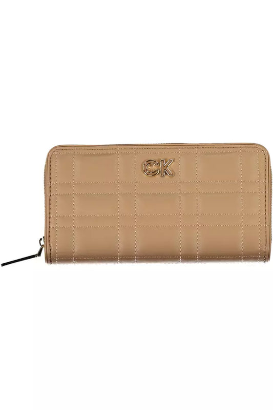 Beige Quintessential Wallet with RFID Block