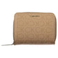 Beige Polyester Wallet with RFID Blocking