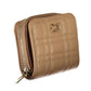 Elegant Beige Zip Wallet with RFID Lock