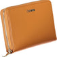Chic Brown Polyurethane Wallet with RFID Lock